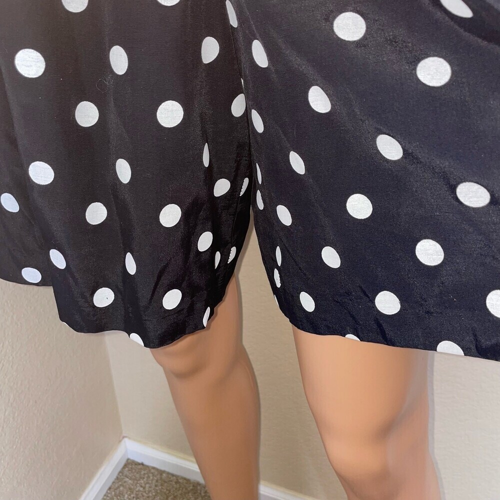 Vintage Petite Sophisticate romper polka dot one piece pockets jumpsuit SZ 4 - Picture 6 of 12